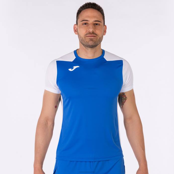 hr Joma rekord košulje kratkih rukava ii kraljevsko plava bijela 6FVN4308 muškarci