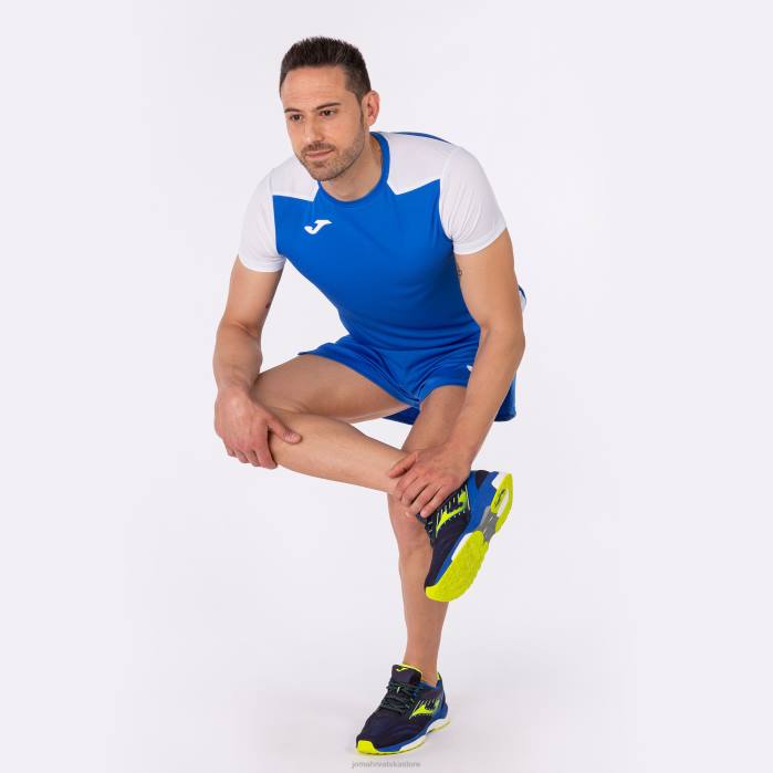 hr Joma rekord košulje kratkih rukava ii kraljevsko plava bijela 6FVN4308 muškarci
