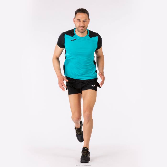 hr Joma rekord košulje kratkih rukava ii tirkizno crna 6FVN3346 muškarci