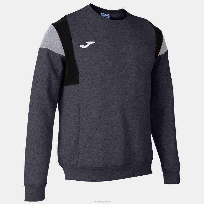 hr Joma sweatshirt confort iii melange siva 6FVN1319 muškarci