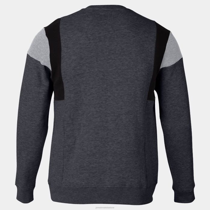 hr Joma sweatshirt confort iii melange siva 6FVN1319 muškarci