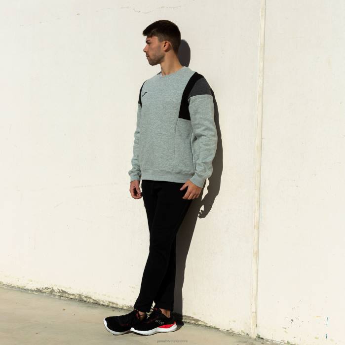 hr Joma sweatshirt confort iii melange siva 6FVN3174 muškarci