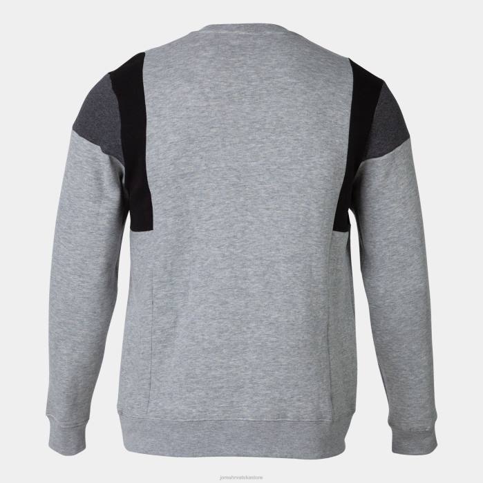hr Joma sweatshirt confort iii melange siva 6FVN3174 muškarci