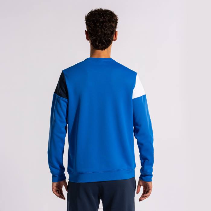 hr Joma sweatshirt ekipa v kraljevsko plava tamnoplava bijela 6FVN7 muškarci
