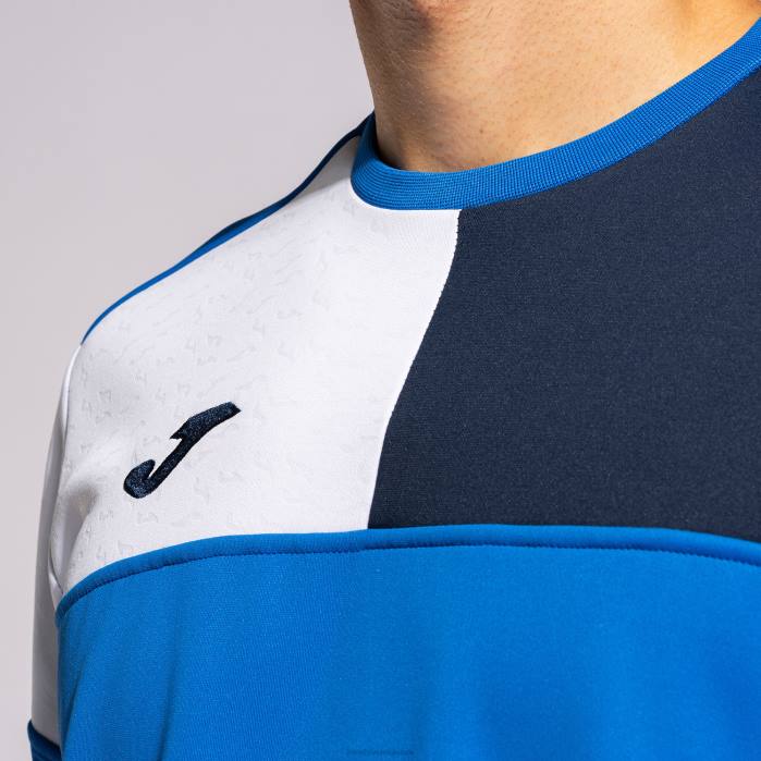 hr Joma sweatshirt ekipa v kraljevsko plava tamnoplava bijela 6FVN7 muškarci