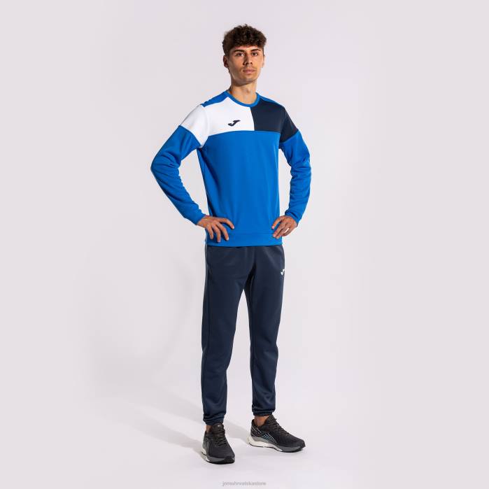 hr Joma sweatshirt ekipa v kraljevsko plava tamnoplava bijela 6FVN7 muškarci