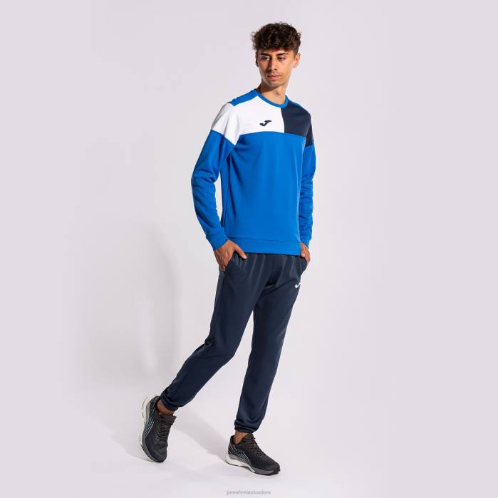 hr Joma sweatshirt ekipa v kraljevsko plava tamnoplava bijela 6FVN7 muškarci
