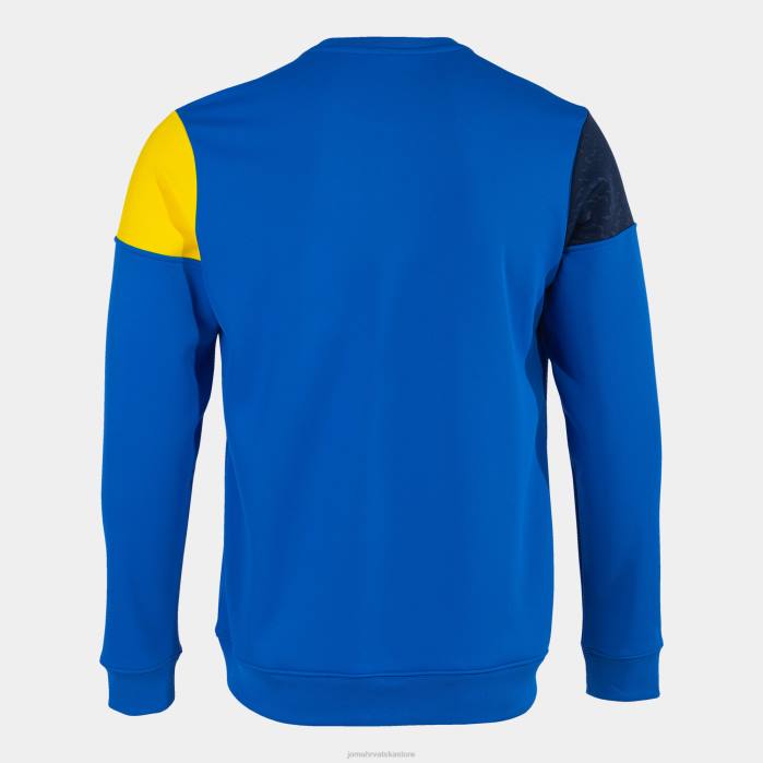 hr Joma sweatshirt ekipa v kraljevsko plava žuta tamnoplava 6FVN1126 muškarci