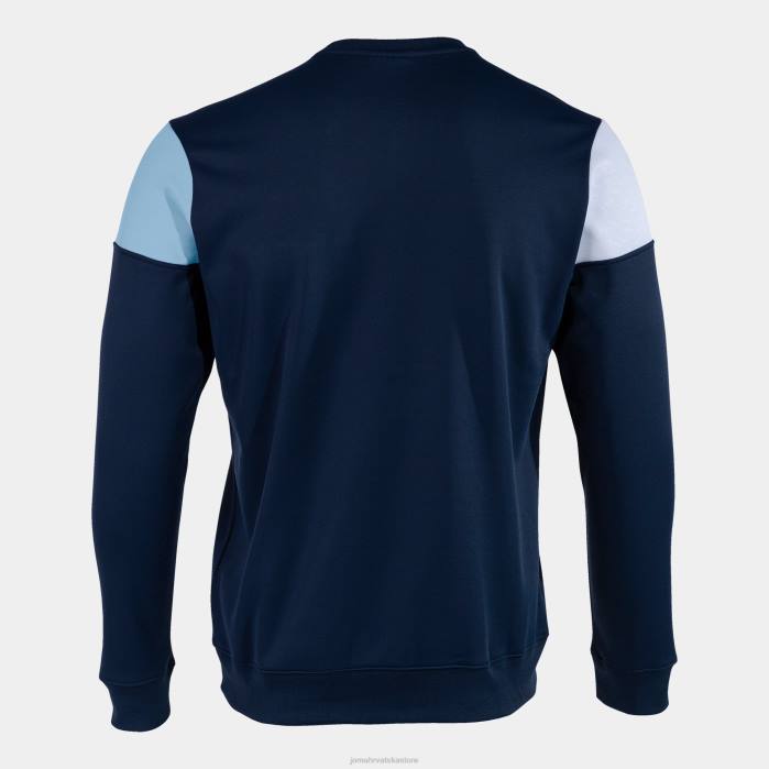 hr Joma sweatshirt ekipa v mornarsko plava nebesko plava bijela 6FVN202 muškarci