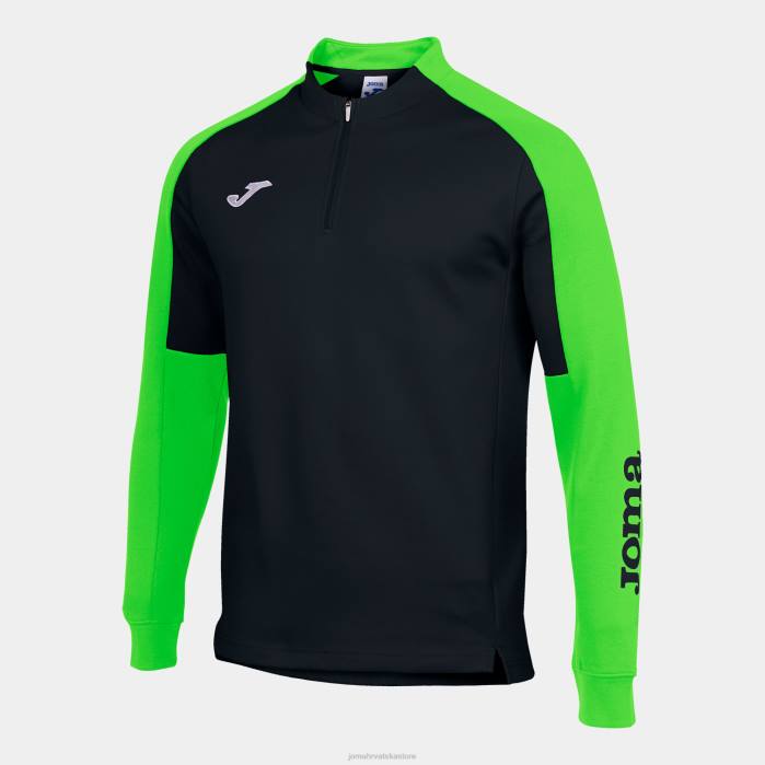 hr Joma sweatshirt eko prvenstvo crna fluorescentno zelena 6FVN3327 muškarci