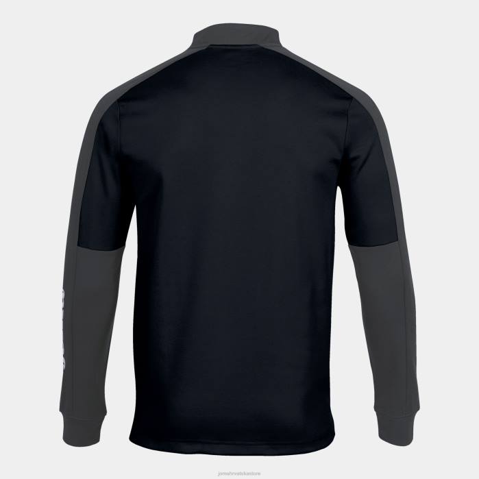 hr Joma sweatshirt eko prvenstvo crno tamno sivo 6FVN4111 muškarci