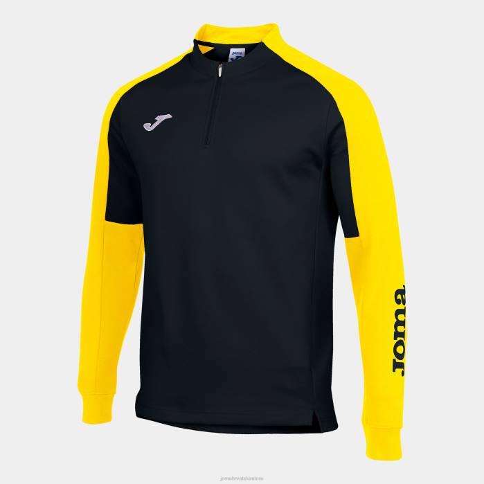hr Joma sweatshirt eko prvenstvo crno žuta 6FVN3181 muškarci