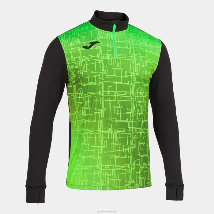 hr Joma sweatshirt elite viii crna fluorescentno zelena 6FVN3025 muškarci