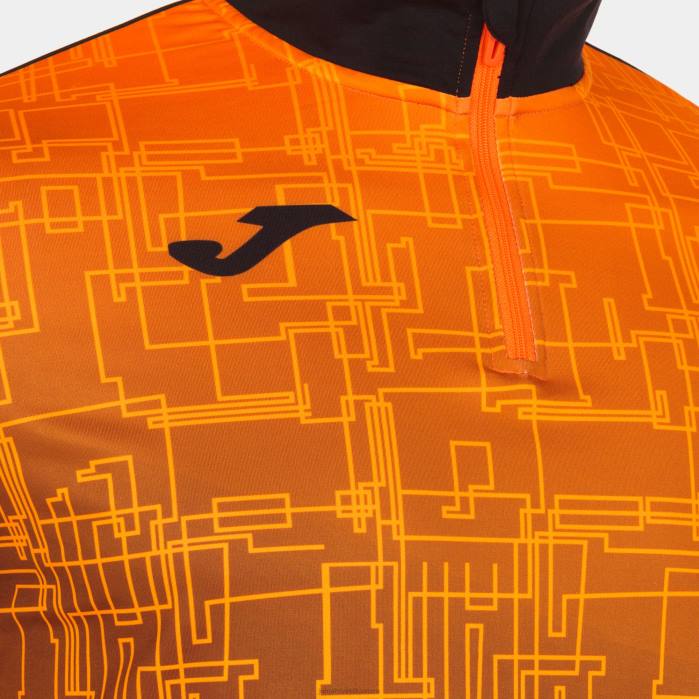 hr Joma sweatshirt elite viii crna narančasta 6FVN1204 muškarci