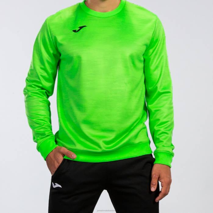 hr Joma sweatshirt grafity fluorescentno zelena 6FVN4621 muškarci