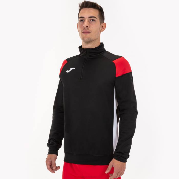 hr Joma trenirka ekipa iii crno crveno bijelo 6FVN4491 muškarci