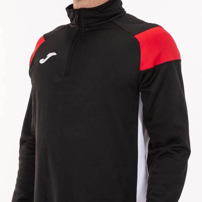 hr Joma trenirka ekipa iii crno crveno bijelo 6FVN4491 muškarci