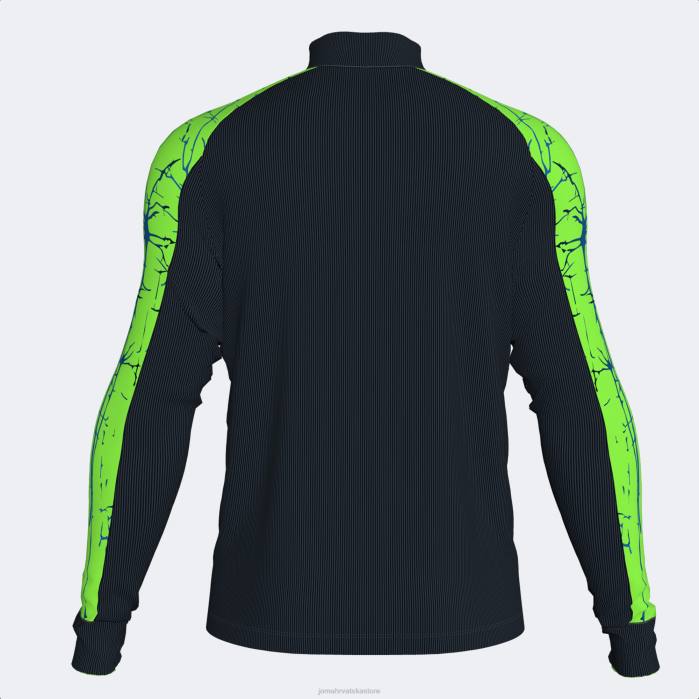 hr Joma trenirka elita ix crna fluorescentno zelena 6FVN483 muškarci