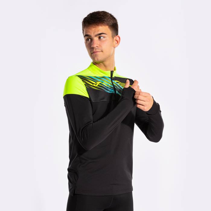 hr Joma trenirka elite x crno fluorescentno žuto 6FVN4665 muškarci