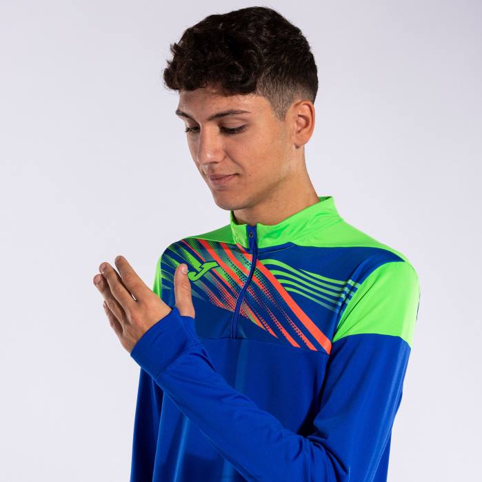 hr Joma trenirka elite x kraljevsko plava fluorescentno zelena 6FVN1147 muškarci