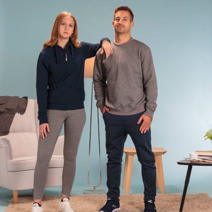 hr Joma trenirka santorini melange siva 6FVN1443 muškarci