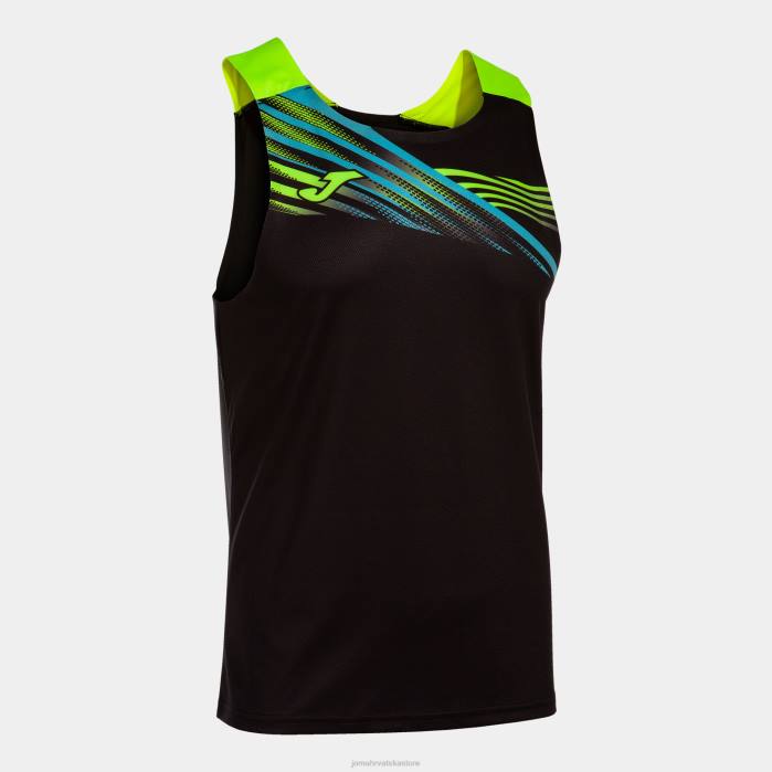 hr Joma majica bez rukava elite x crno fluorescentno žuto 6FVN392 muškarci