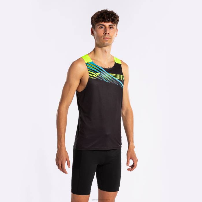 hr Joma majica bez rukava elite x crno fluorescentno žuto 6FVN392 muškarci