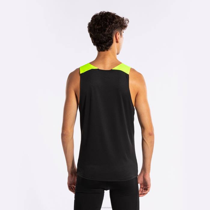 hr Joma majica bez rukava elite x crno fluorescentno žuto 6FVN392 muškarci