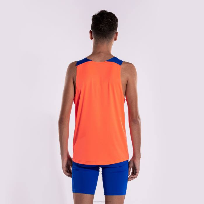 hr Joma majica bez rukava elite x fluorescentni koralj kraljevsko plava 6FVN4467 muškarci