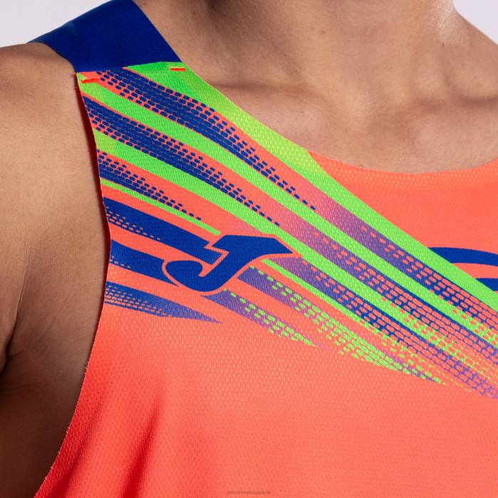 hr Joma majica bez rukava elite x fluorescentni koralj kraljevsko plava 6FVN4467 muškarci