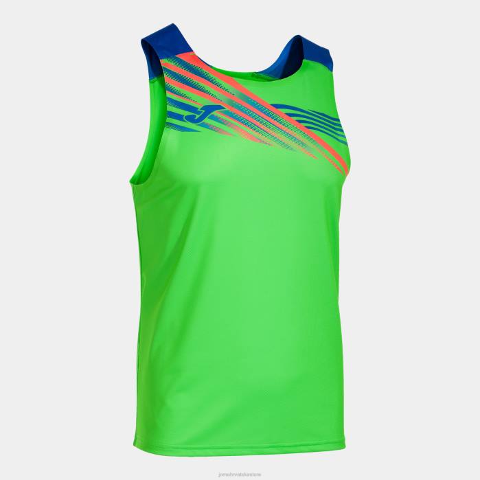 hr Joma majica bez rukava elite x fluorescentno zelena kraljevsko plava 6FVN395 muškarci