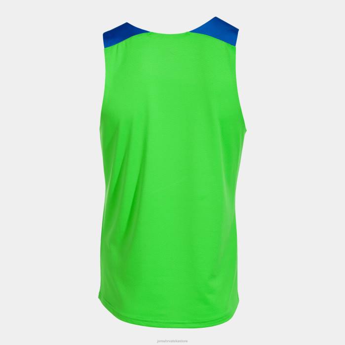 hr Joma majica bez rukava elite x fluorescentno zelena kraljevsko plava 6FVN395 muškarci
