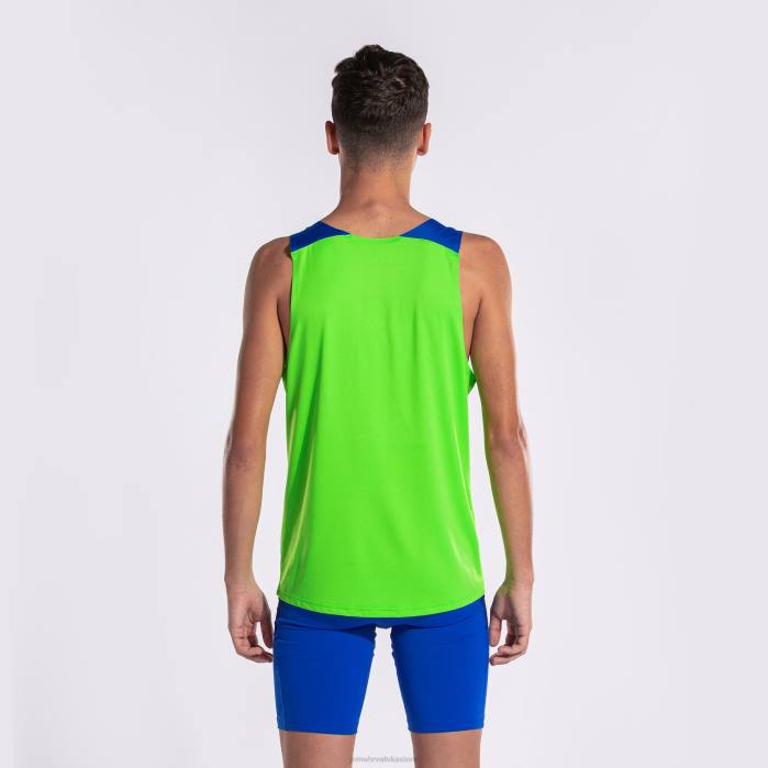 hr Joma majica bez rukava elite x fluorescentno zelena kraljevsko plava 6FVN395 muškarci