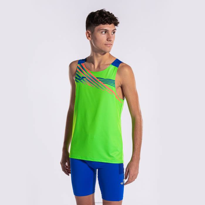 hr Joma majica bez rukava elite x fluorescentno zelena kraljevsko plava 6FVN395 muškarci