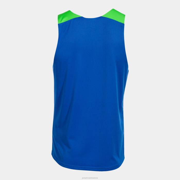 hr Joma majica bez rukava elite x kraljevsko plava fluorescentno zelena 6FVN861 muškarci