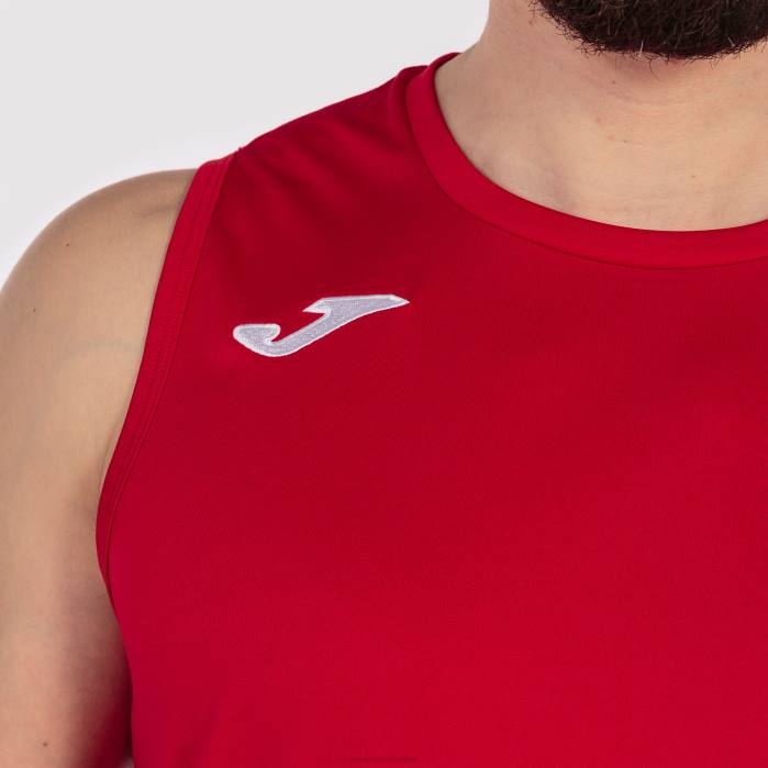 hr Joma majica bez rukava kombinirana košara Crvena 6FVN1310 muškarci