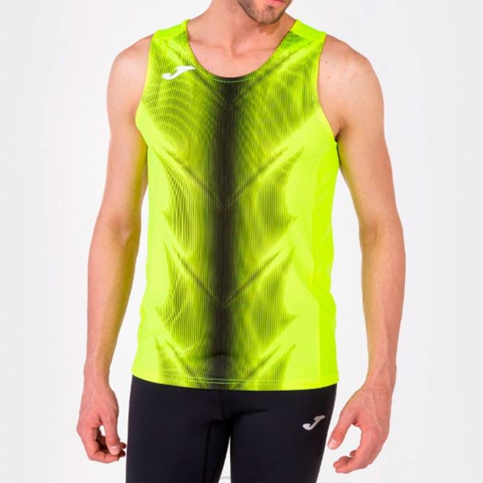 hr Joma majica bez rukava olimpia fluorescentno žuto crna 6FVN1519 muškarci