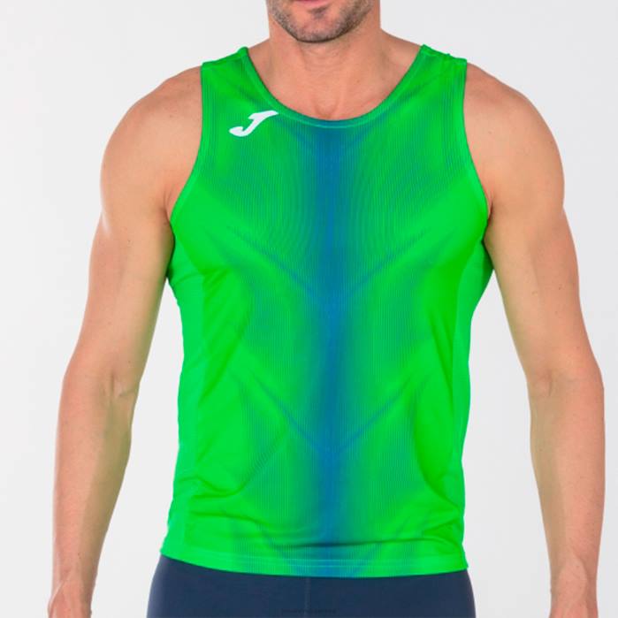 hr Joma majica bez rukava olimpia fluorescentno zelena kraljevsko plava 6FVN558 muškarci