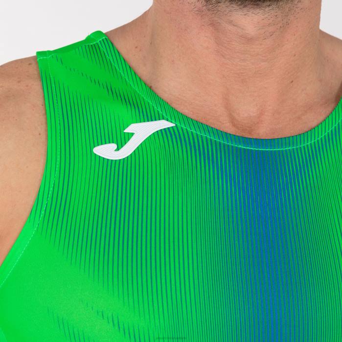 hr Joma majica bez rukava olimpia fluorescentno zelena kraljevsko plava 6FVN558 muškarci