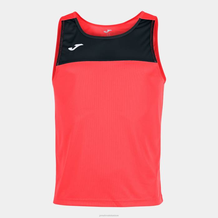 hr Joma utrka majica bez rukava koraljno crna 6FVN4611 muškarci