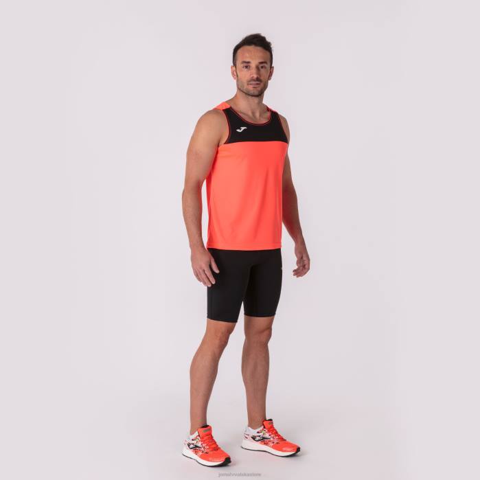 hr Joma utrka majica bez rukava koraljno crna 6FVN4611 muškarci