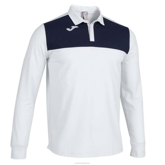 hr Joma polo majica dugih rukava dobitnik ii bijela tamnoplava 6FVN3537 muškarci