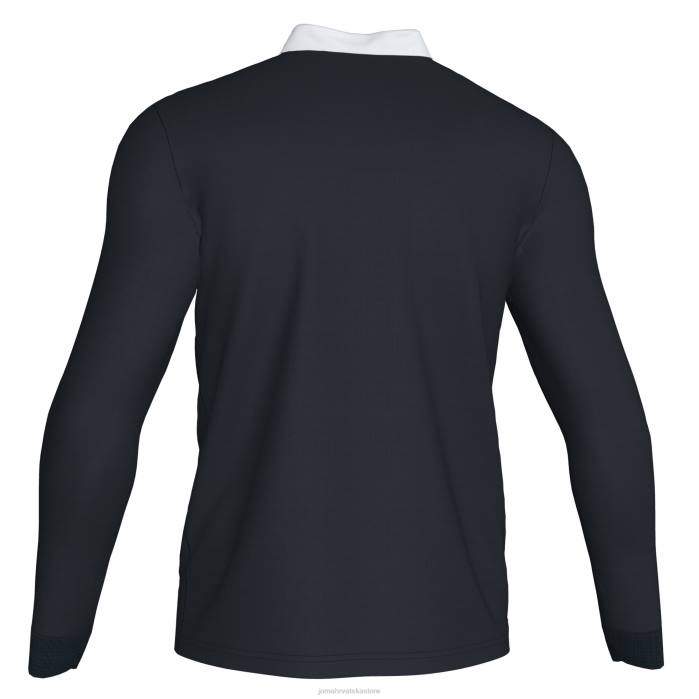 hr Joma polo majica dugih rukava dobitnik ii crno tamno sivo 6FVN3123 muškarci