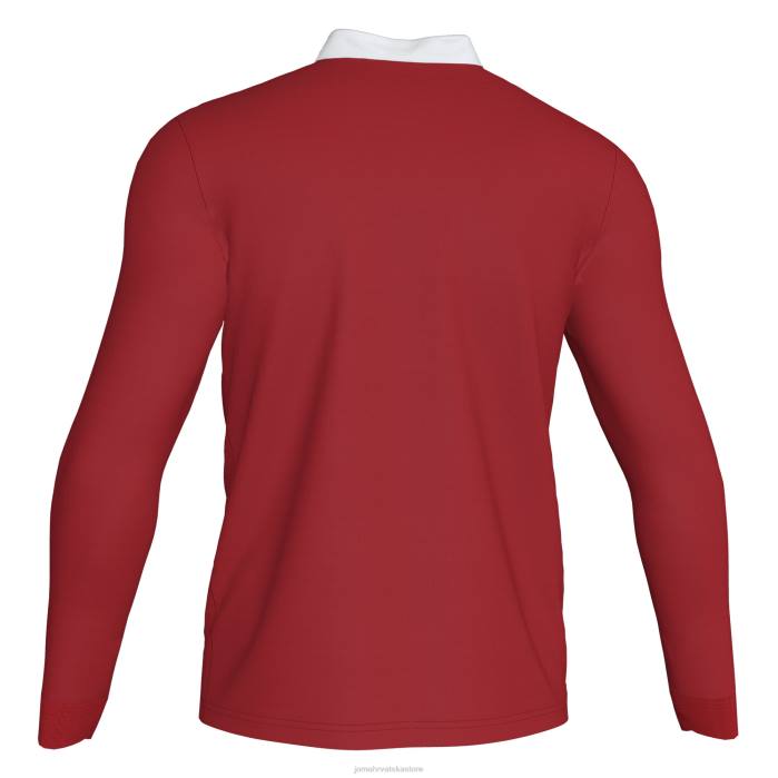 hr Joma polo majica dugih rukava dobitnik ii crvena tamnoplava 6FVN524 muškarci