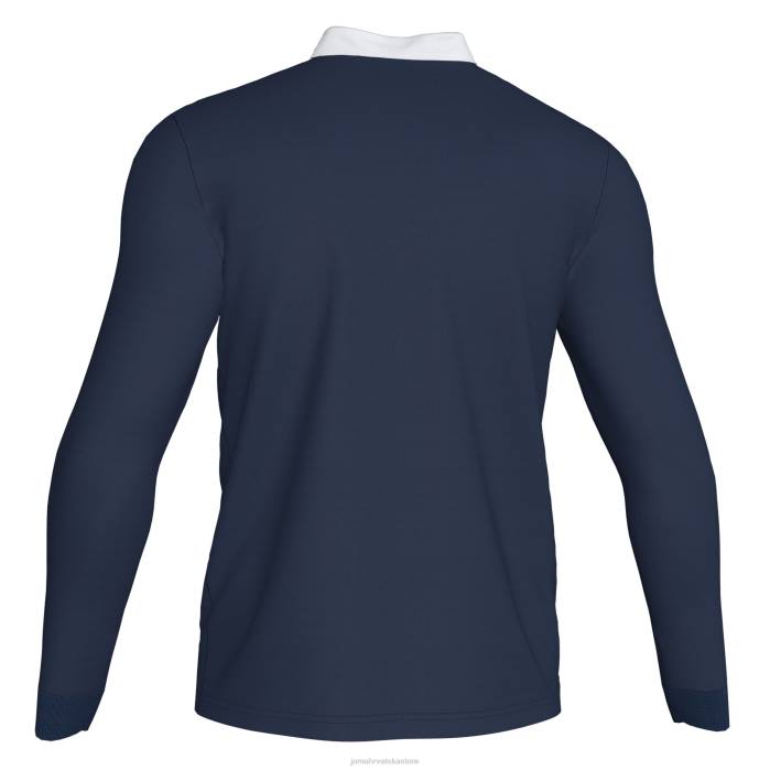 hr Joma polo majica dugih rukava dobitnik ii tamnoplava bijela 6FVN3383 muškarci