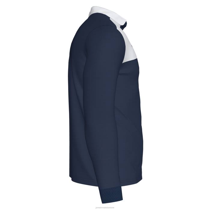 hr Joma polo majica dugih rukava dobitnik ii tamnoplava bijela 6FVN3383 muškarci