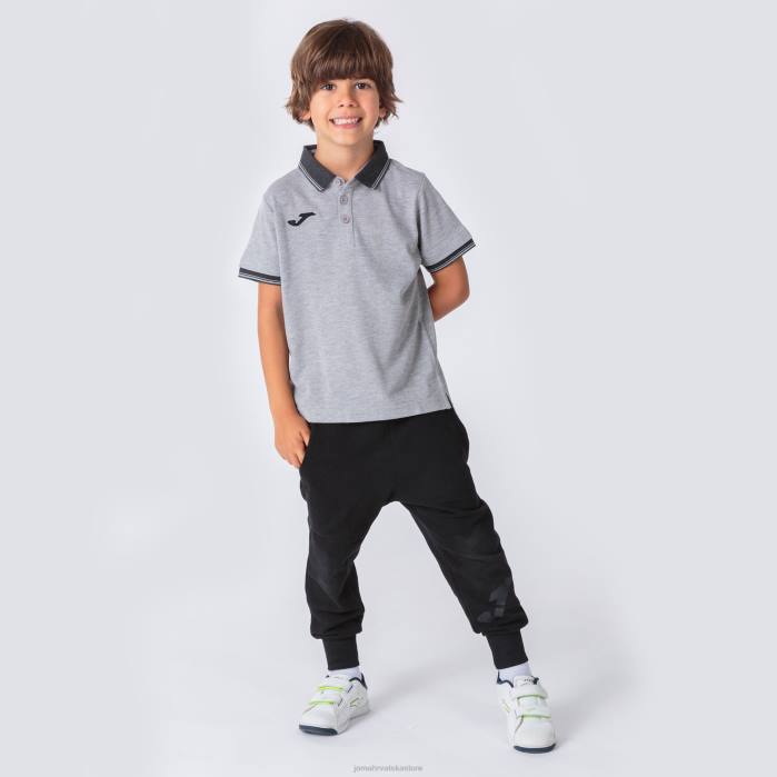 hr Joma polo majica kratkih rukava bali ii siva 6FVN767 muškarci