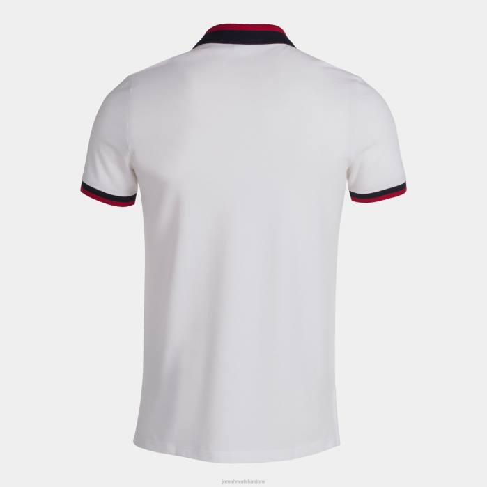 hr Joma polo majica kratkih rukava confort ii bijela 6FVN1338 muškarci