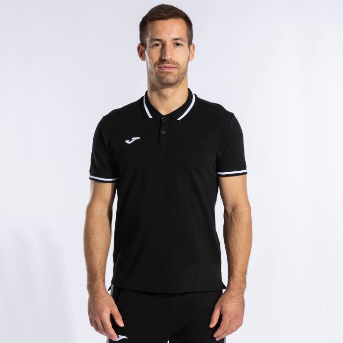 hr Joma polo majica kratkih rukava confort ii crno 6FVN1218 muškarci