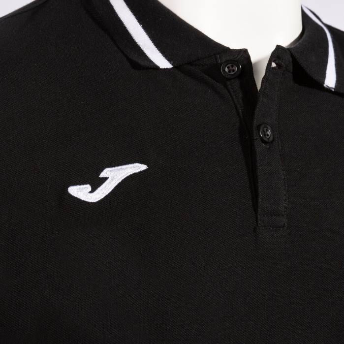 hr Joma polo majica kratkih rukava confort ii crno 6FVN1218 muškarci